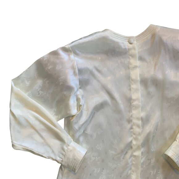 Vintage Evan Picone Petites Romantic Blouse 4 - Picture 6 of 8